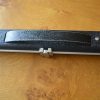 Black One Piece Aluminium Leather Look Cue Case 1