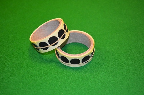 Black Snooker Table Spots Roll 1
