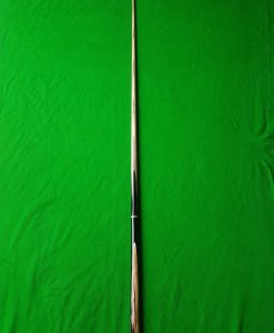 Three Quarter Black and White Ebony Pool Cue