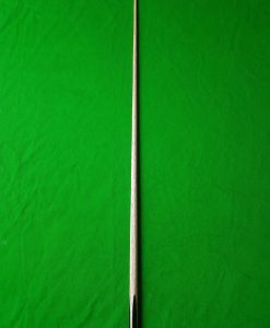 Three Quarter Black and White Ebony Pool Cue