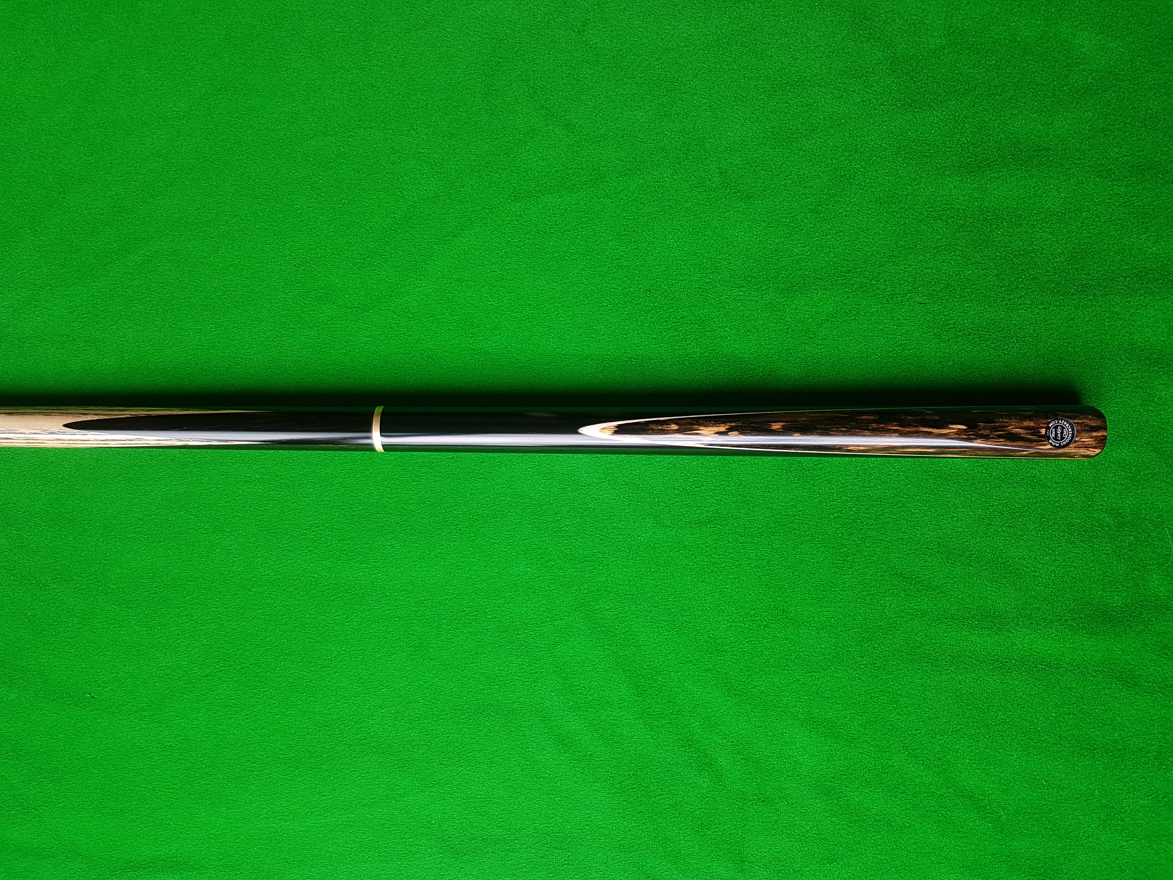 Three Quarter Ebony Black Foxwood Pool Cue