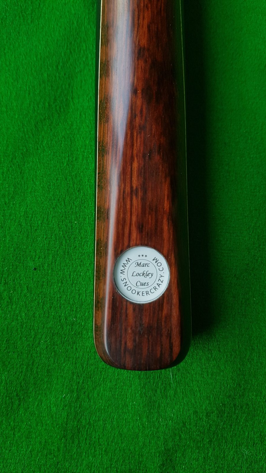One Piece 58" 9.75mm Ebony Snakewood Snooker Cue £299.00 Handmade Snooker Cues Pool Cues