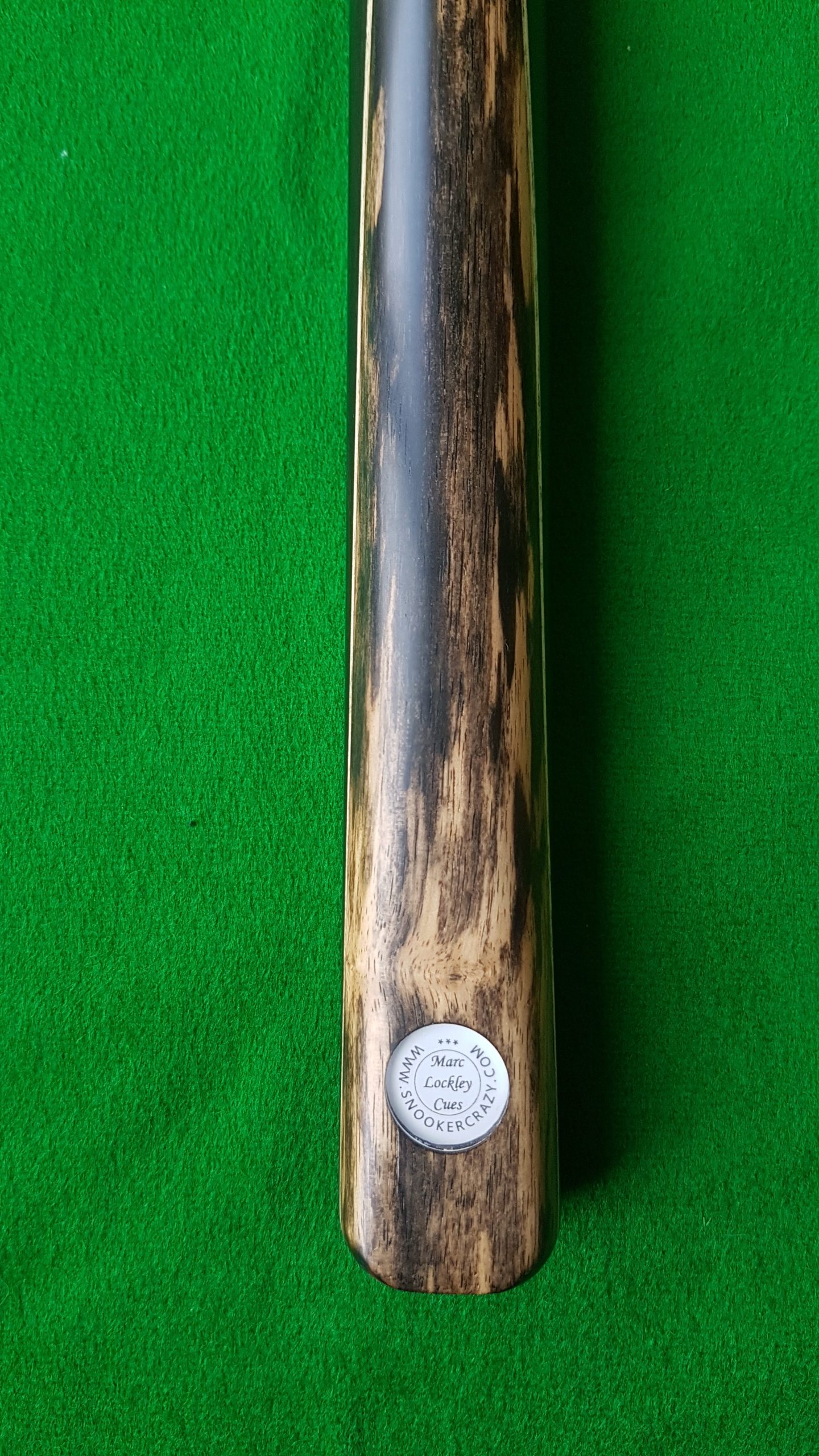 58 Three Quarter Ebony Black Foxwood Snooker Cue CBA10 1