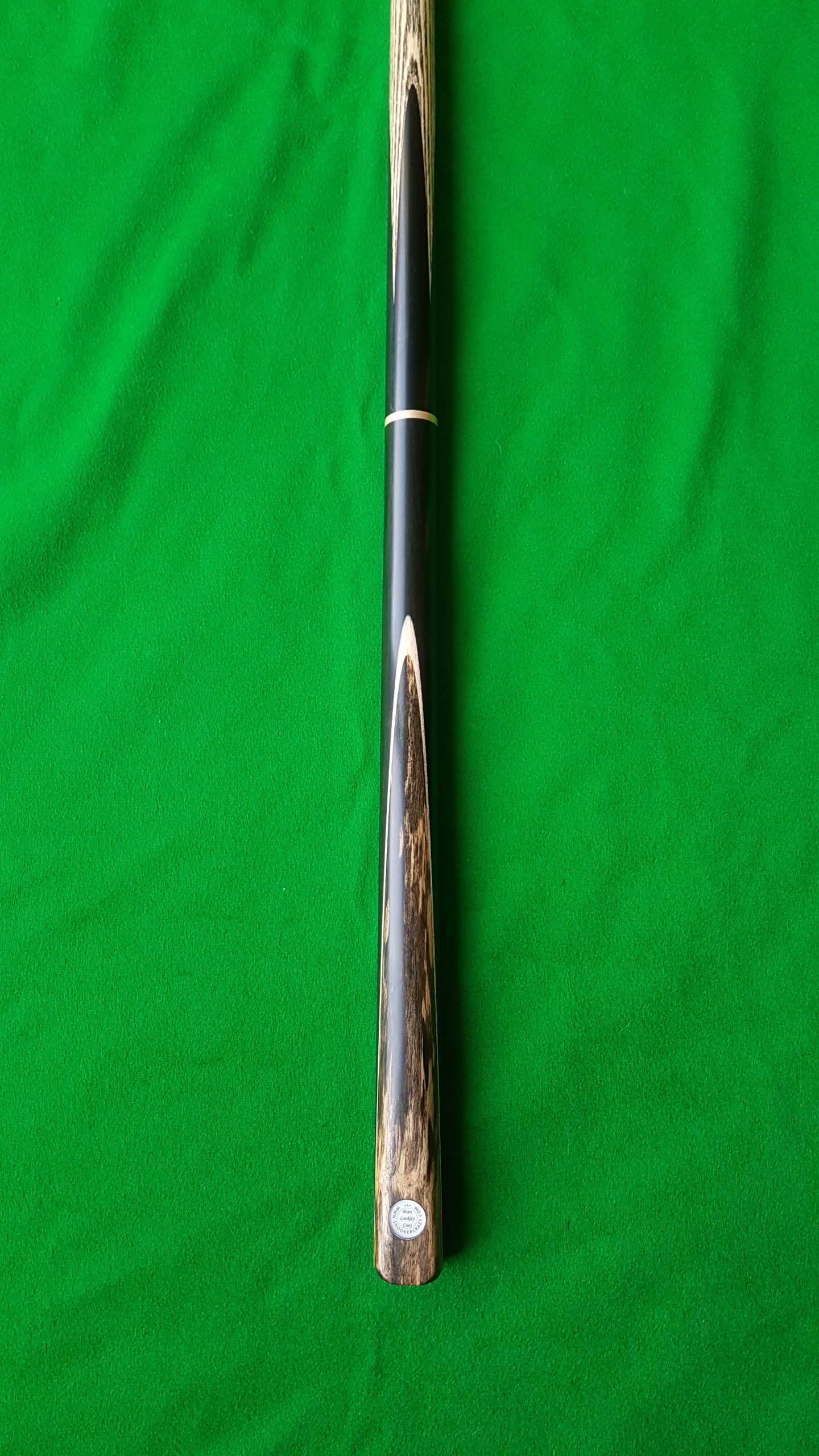 58 Three Quarter Ebony Black Foxwood Snooker Cue CBA10 2
