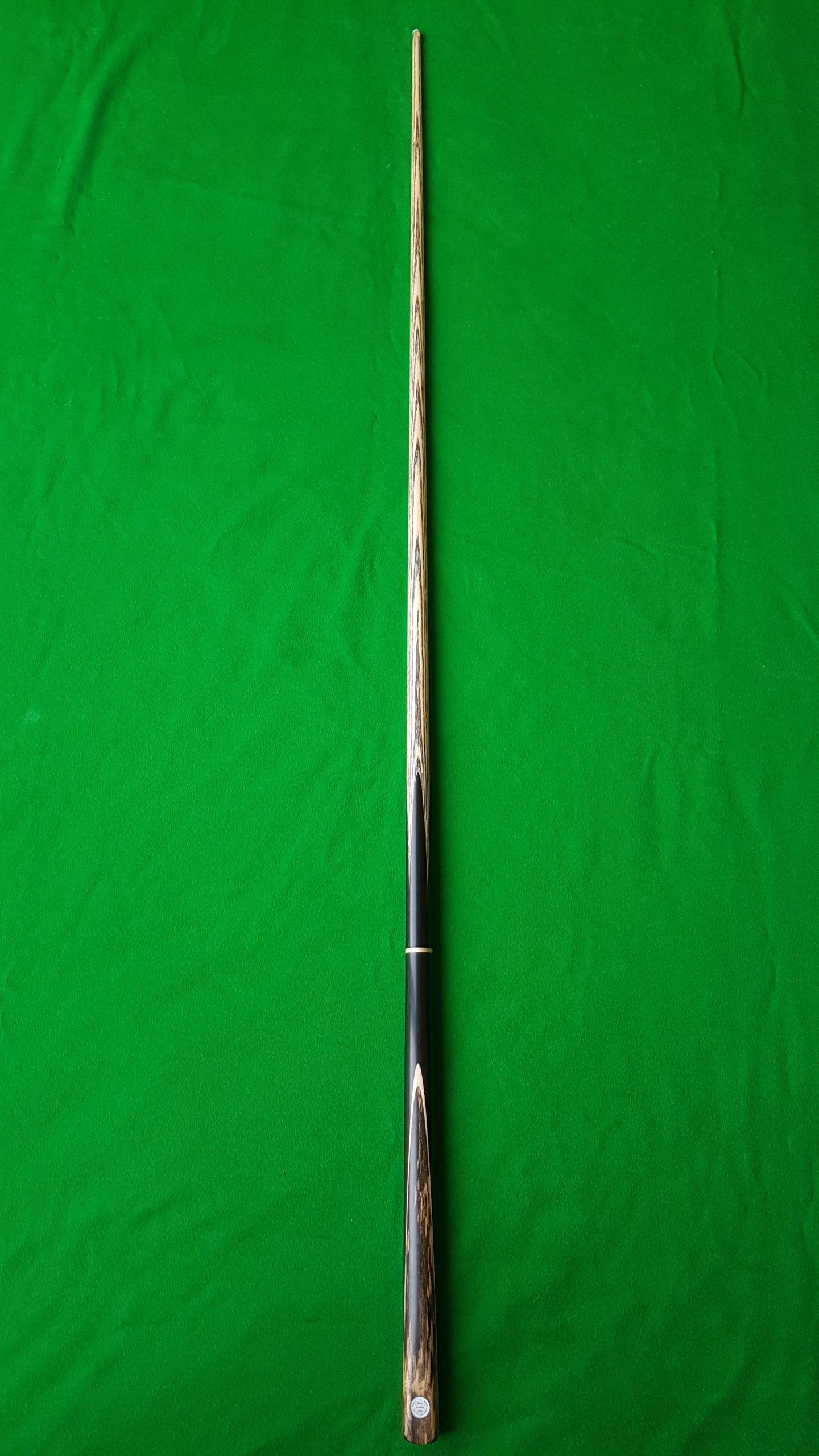 58 Three Quarter Ebony Black Foxwood Snooker Cue CBA10 3
