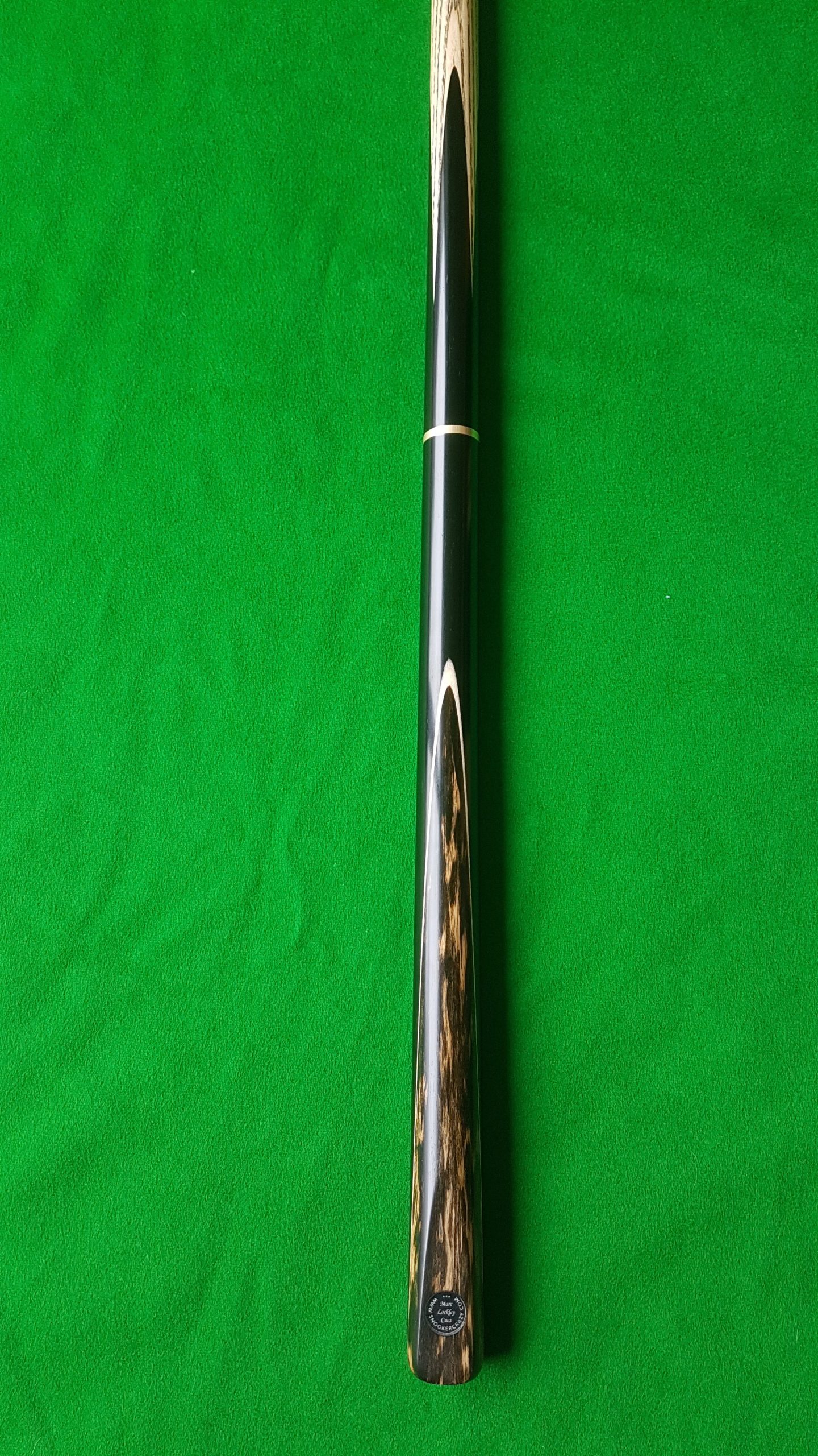 57 Three Quarter Black Foxwood Ebony Snooker Cue CBA17 2