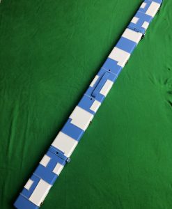 One Piece Blue &White Patchwork Cue Case J6101-1 4