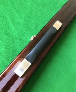 Britannium Black Leatherette 1 Piece Pool/ Snooker Cue Case ABS End Protection 