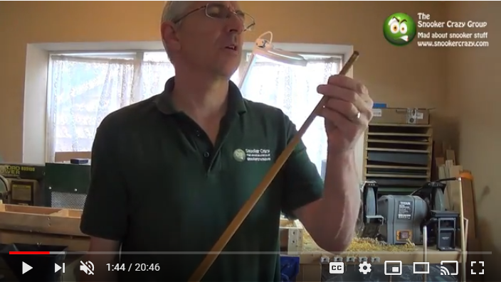 How to Remove Lacquer from your Snooker Cue Shaft