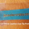 Carribean Leather Cue Tip Protector