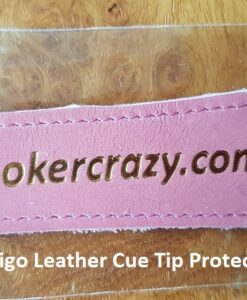 Flamingo Leather Cue Tip Protector