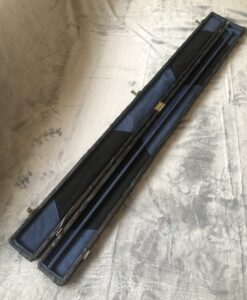 Three Quarter Black Real Leather Cue Case 4